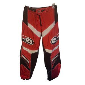 Answer racing pants red white and black in color AR Syncron size 32